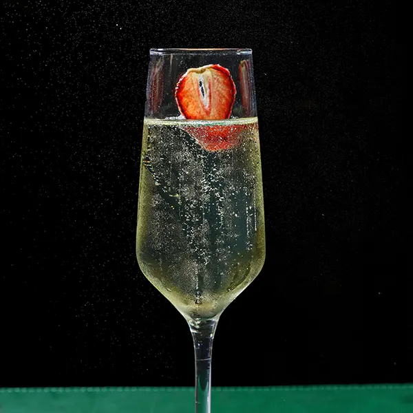 Calice Prosecco con Fragoline