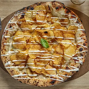 Pizza cacio e pepe